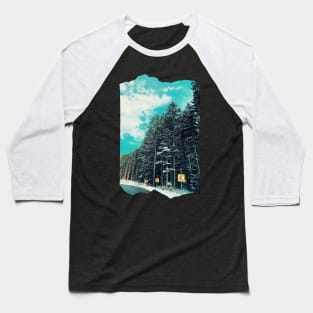 Winter road - Photography collection Baseball T-Shirt